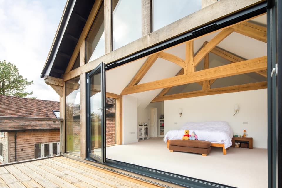 Schuco bifold doors Bishops Waltham